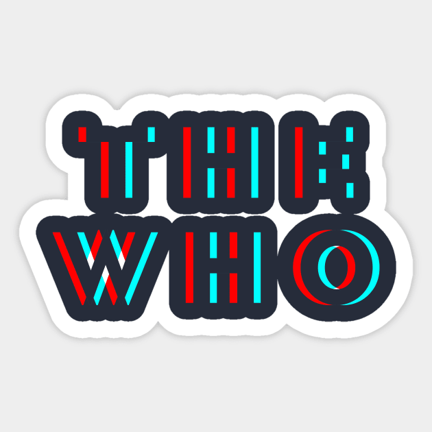 The Who Horizon Glitch Sticker by BELLASOUND